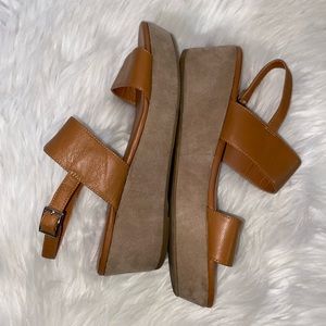 J.JILL TWO STRAP WEDGE SANDALS - US 8.5